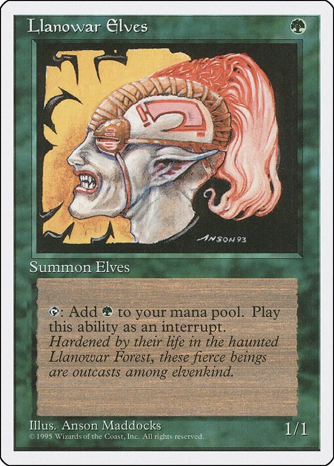 Llanowar Elves [Fourth Edition] 145