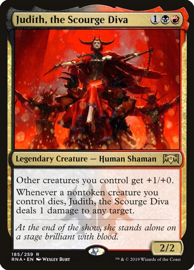 Judith, the Scourge Diva [Ravnica Allegiance] 185