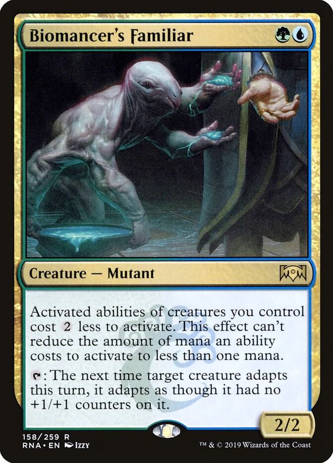 Biomancer's Familiar [Ravnica Allegiance] 158