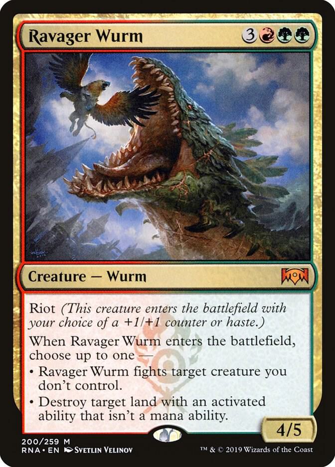 Ravager Wurm [Ravnica Allegiance] 200