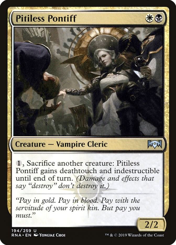 Pitiless Pontiff [Ravnica Allegiance] 194