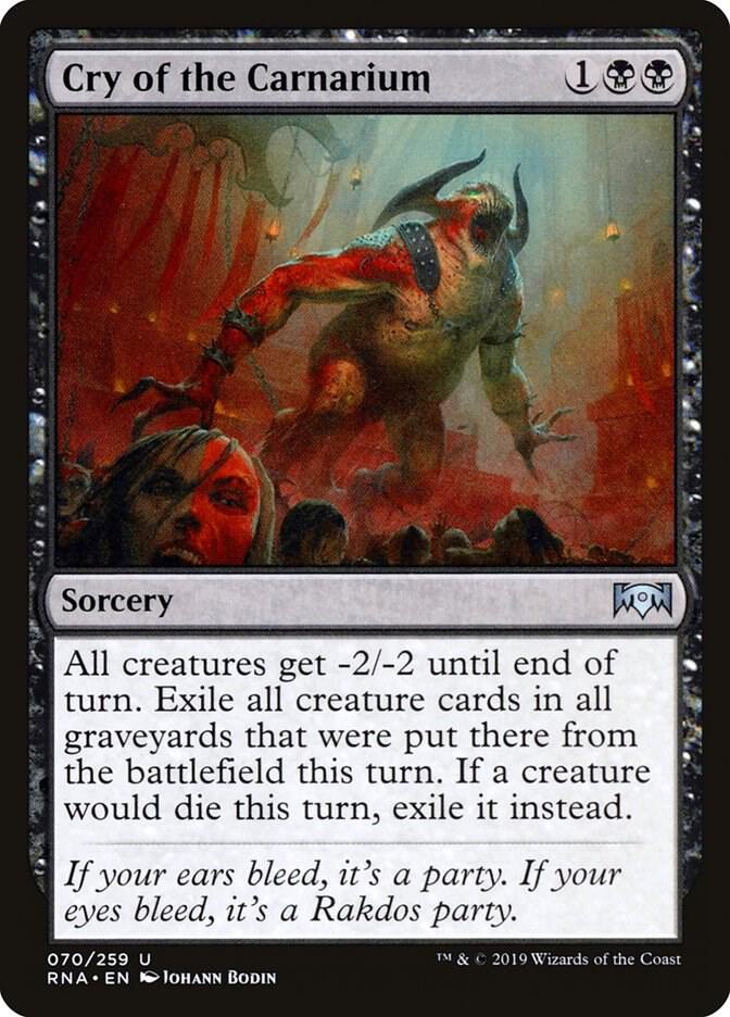 Cry of the Carnarium [Ravnica Allegiance] 70