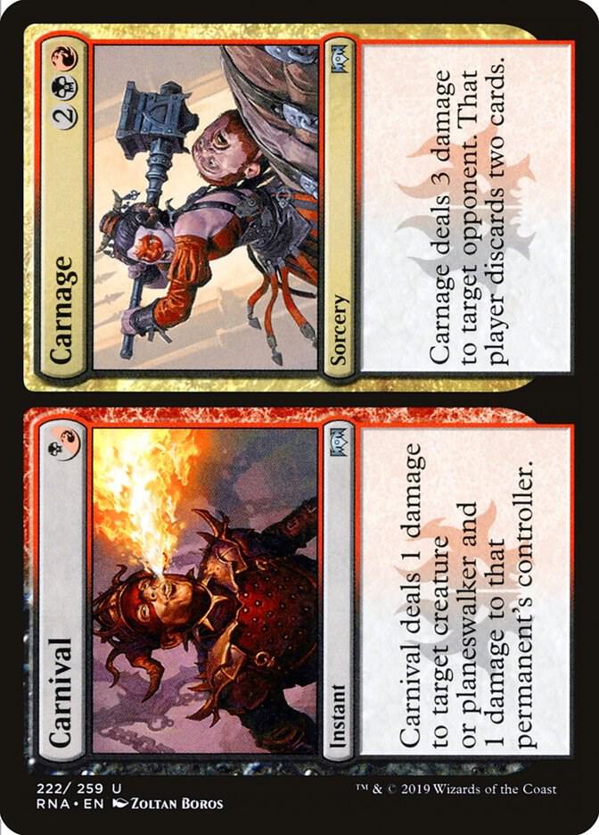 Carnival // Carnage [Ravnica Allegiance] 222