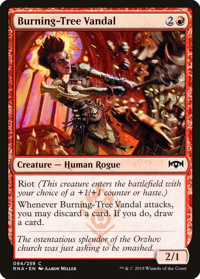 Burning-Tree Vandal [Ravnica Allegiance] 94