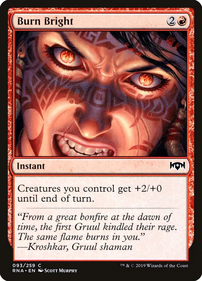 Burn Bright [Ravnica Allegiance] 93