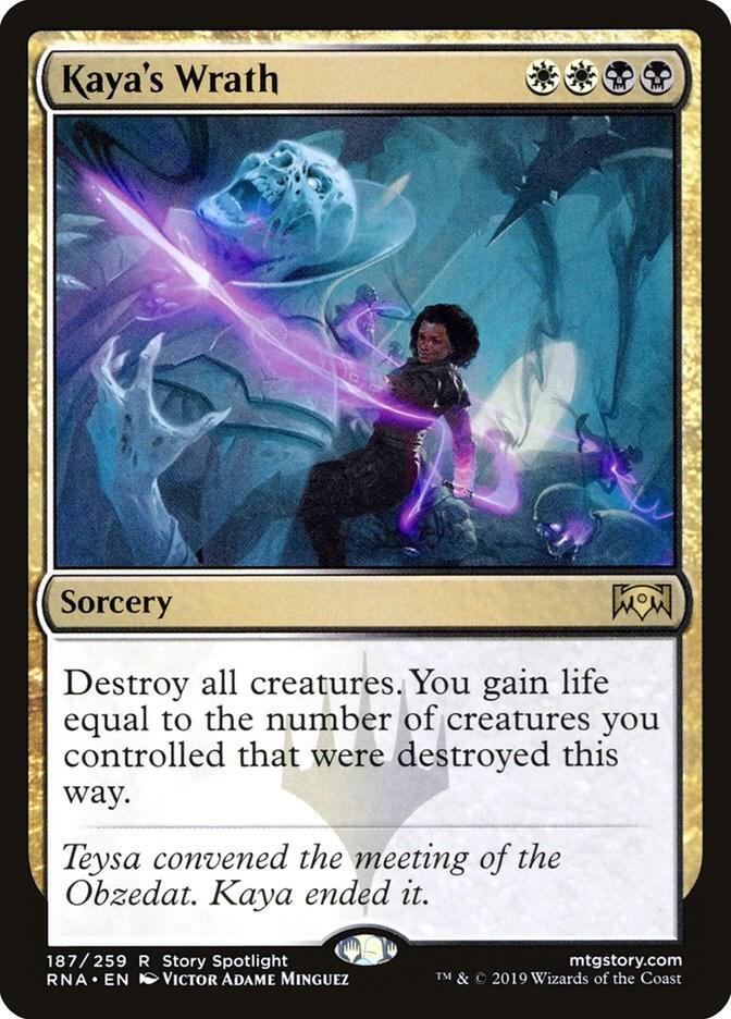 Kaya's Wrath [Ravnica Allegiance] 187