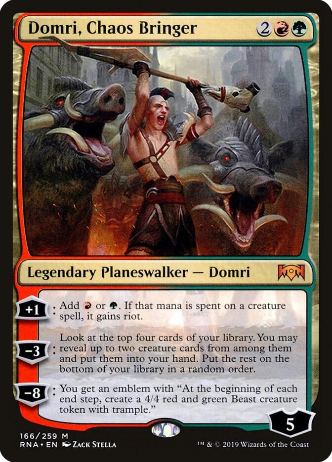 Domri, Chaos Bringer [Ravnica Allegiance] 166