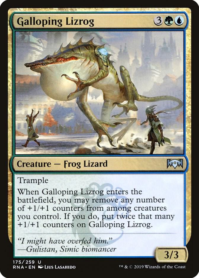 Galloping Lizrog [Ravnica Allegiance] 175