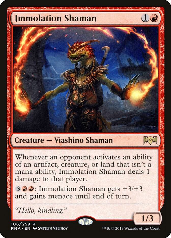 Immolation Shaman [Ravnica Allegiance] 106