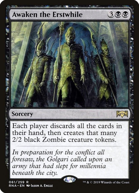 Awaken the Erstwhile [Ravnica Allegiance] 61