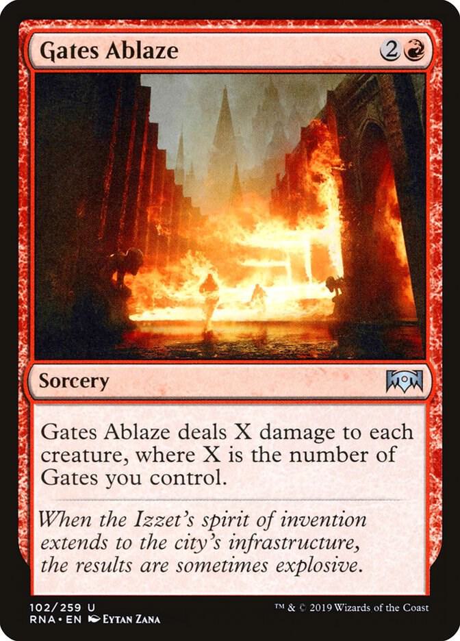 Gates Ablaze [Ravnica Allegiance] 102