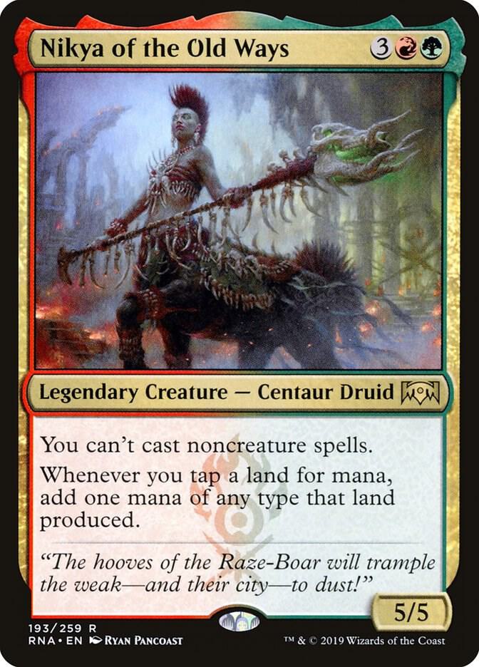 Nikya of the Old Ways [Ravnica Allegiance] 193
