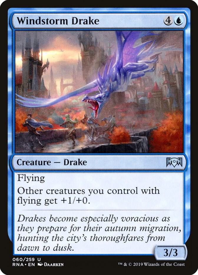 Windstorm Drake [Ravnica Allegiance] 60