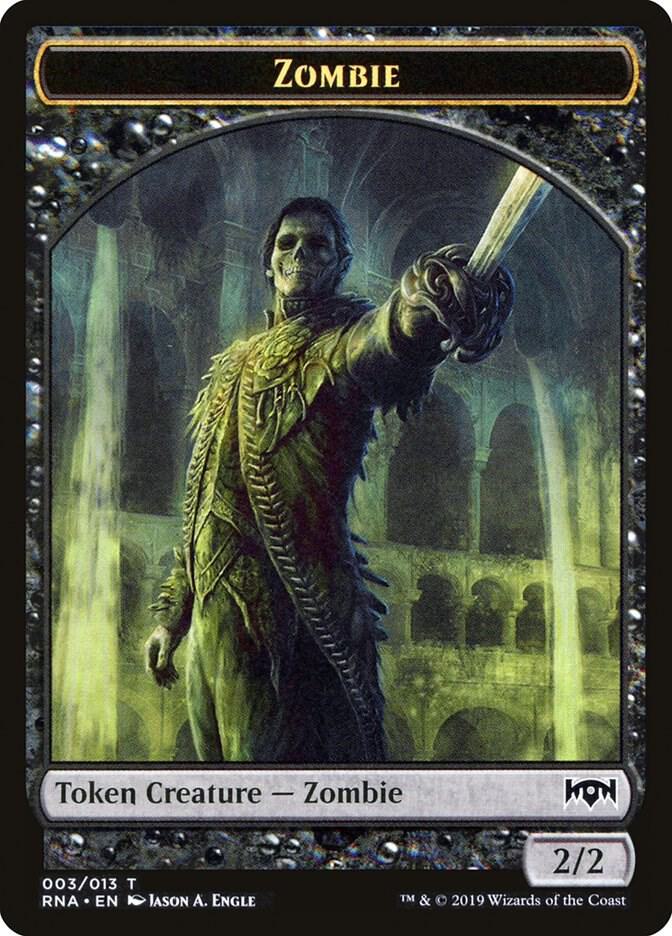 Zombie Token [Ravnica Allegiance] 3