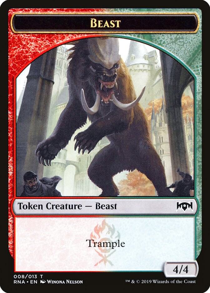 Beast Token [Ravnica Allegiance] 8
