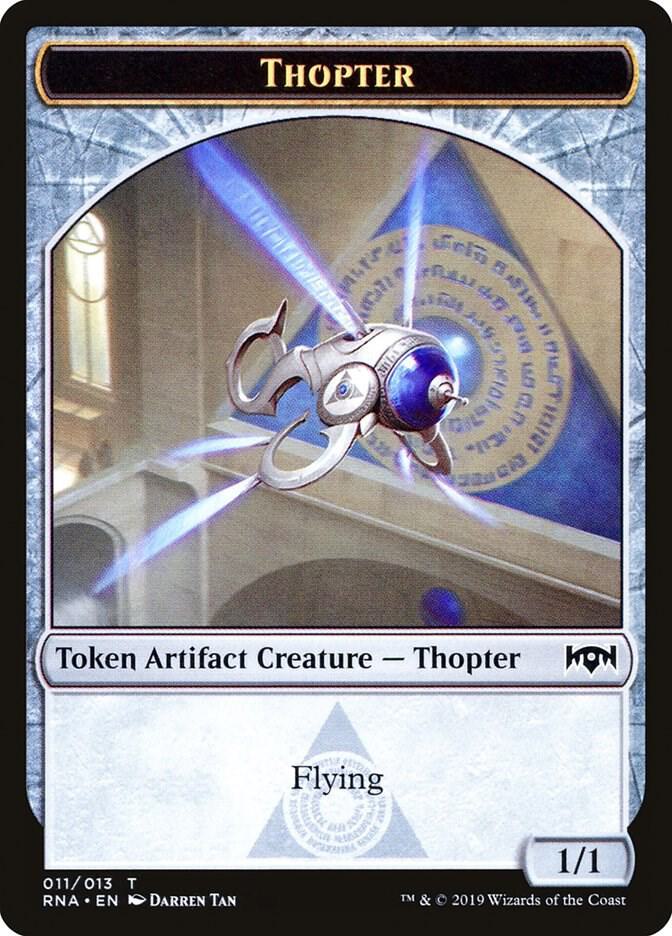 Thopter Token [Ravnica Allegiance] 11