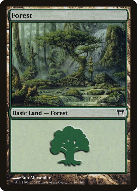 Forest (304) [Champions of Kamigawa] 304