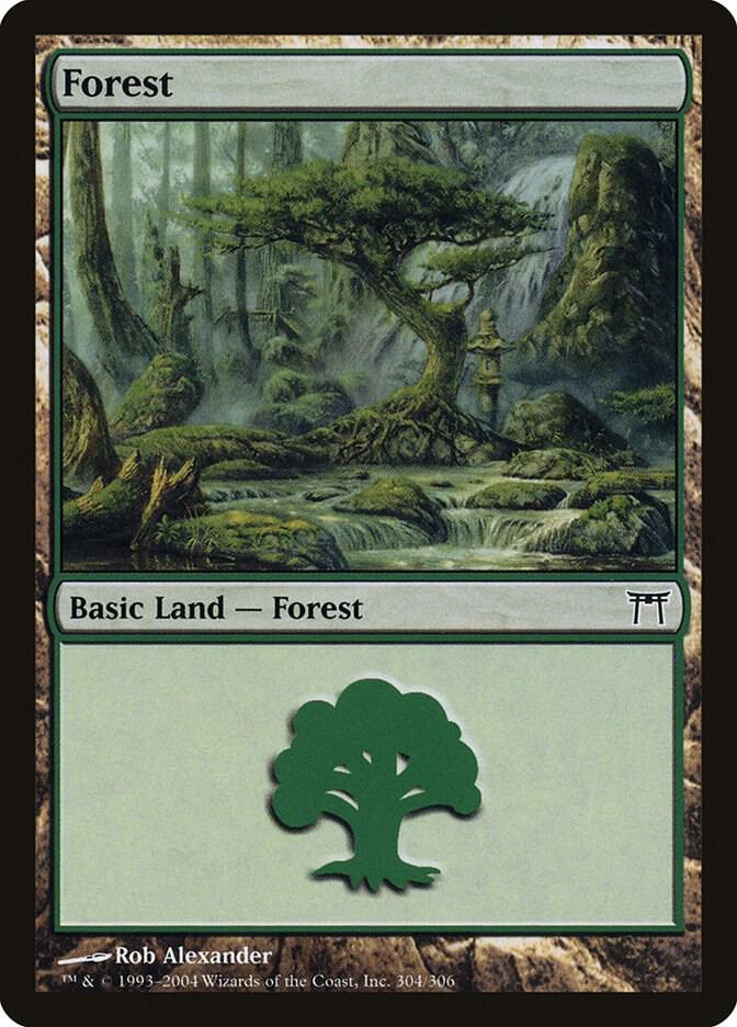 Forest (304) [Champions of Kamigawa] 304