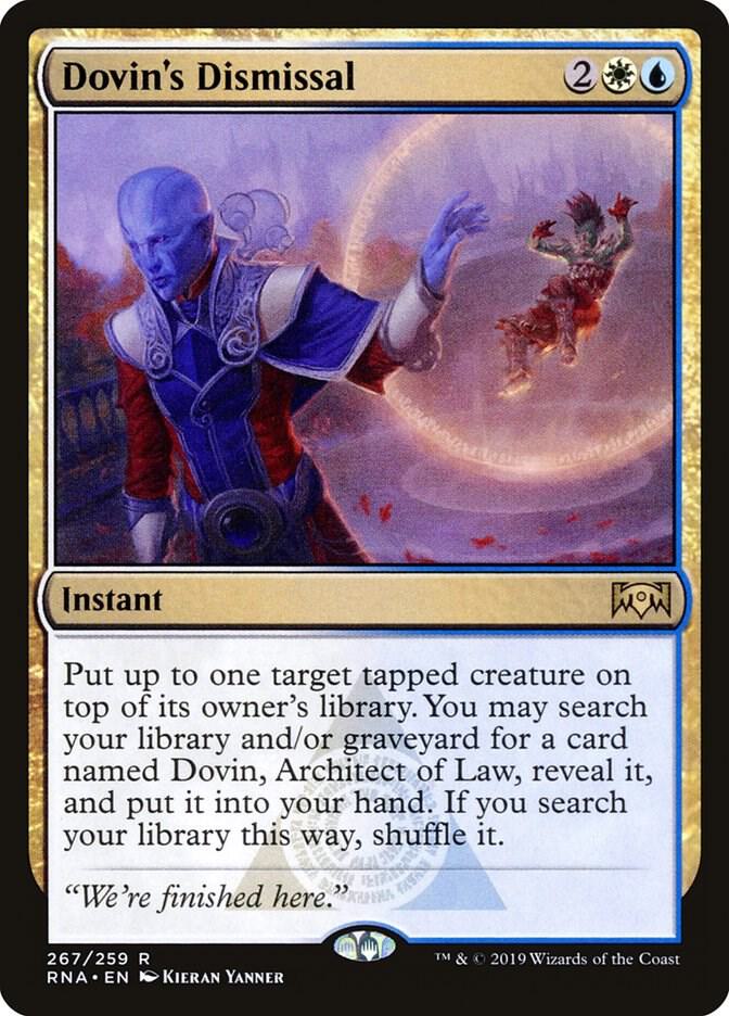 Dovin's Dismissal [Ravnica Allegiance] 267