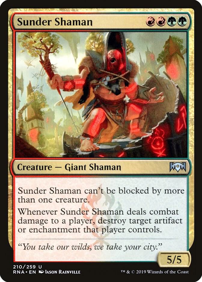 Sunder Shaman [Ravnica Allegiance] 210