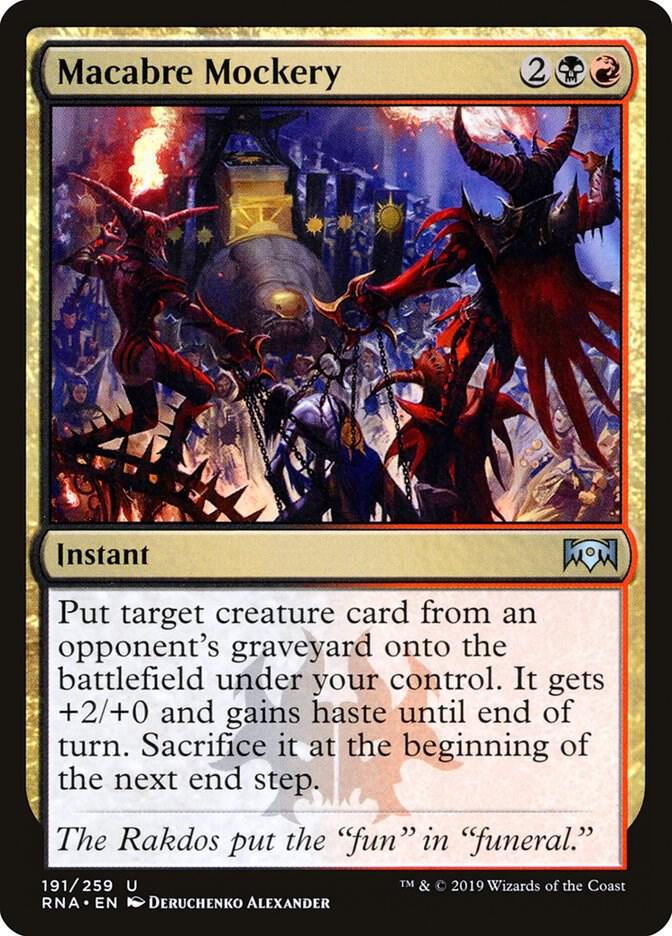 Macabre Mockery [Ravnica Allegiance] 191