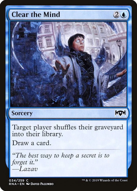 Clear the Mind [Ravnica Allegiance] 34