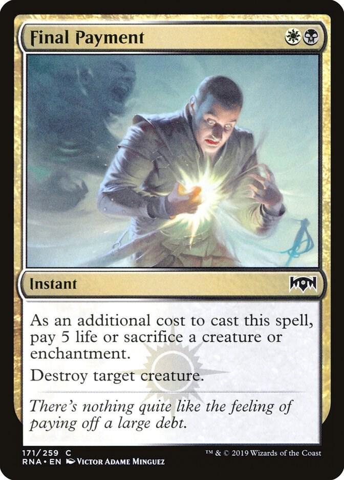 Final Payment [Ravnica Allegiance] 171