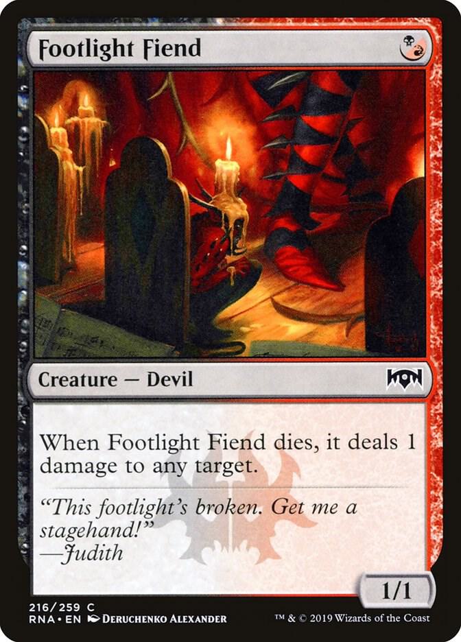 Footlight Fiend [Ravnica Allegiance] 216