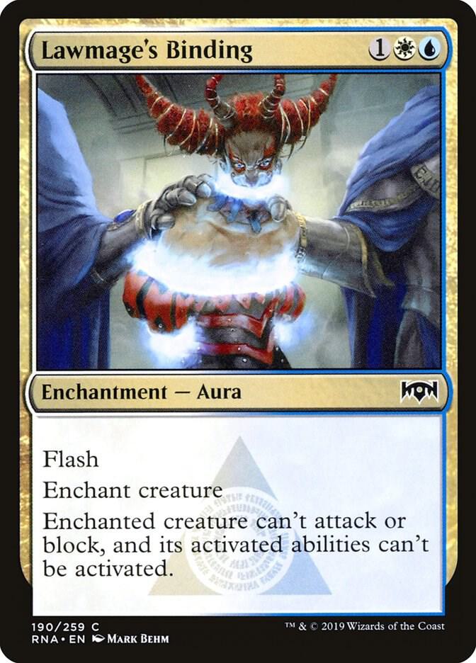 Lawmage's Binding [Ravnica Allegiance] 190