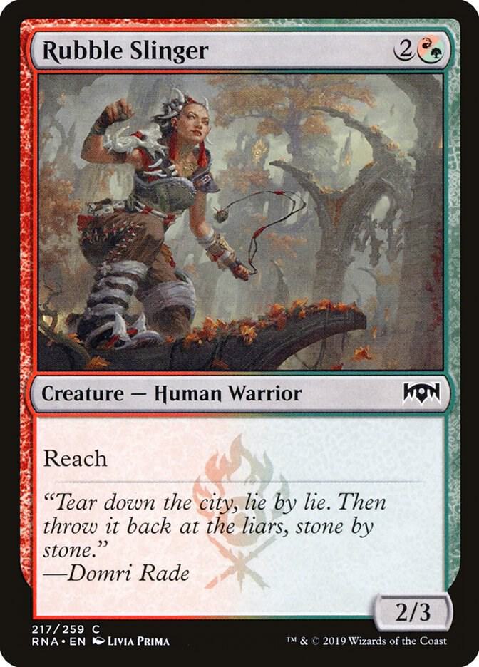 Rubble Slinger [Ravnica Allegiance] 217
