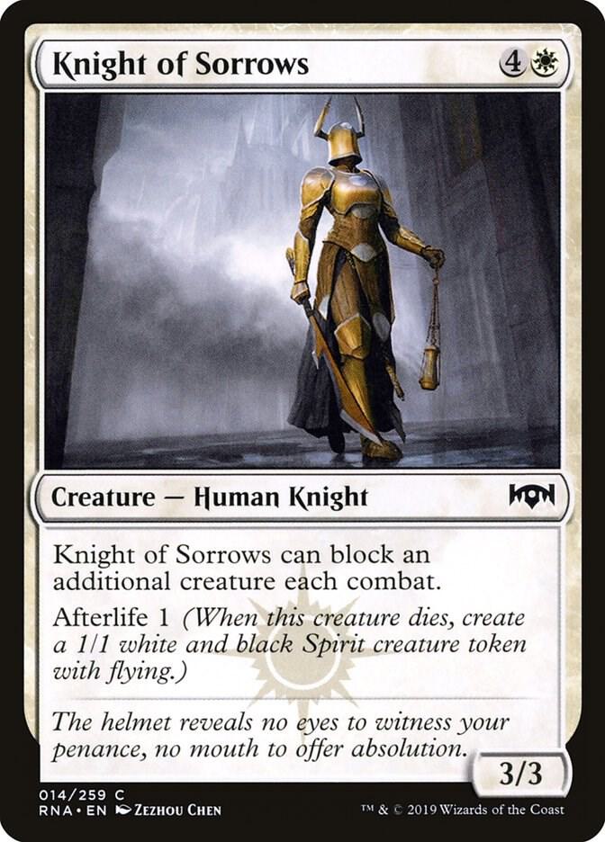 Knight of Sorrows [Ravnica Allegiance] 14