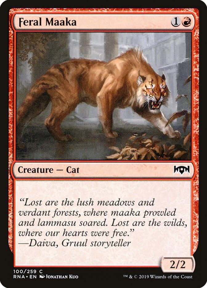 Feral Maaka [Ravnica Allegiance] 100