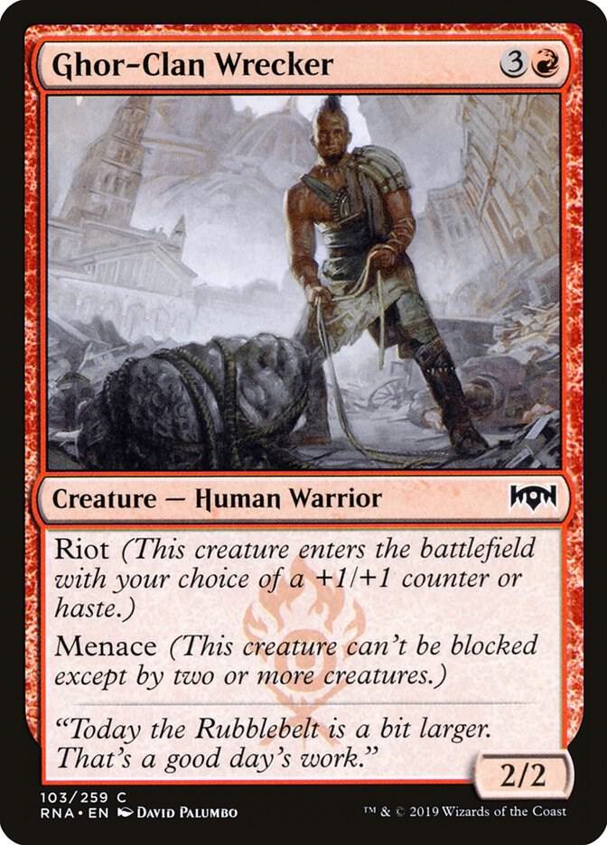 Ghor-Clan Wrecker [Ravnica Allegiance] 103