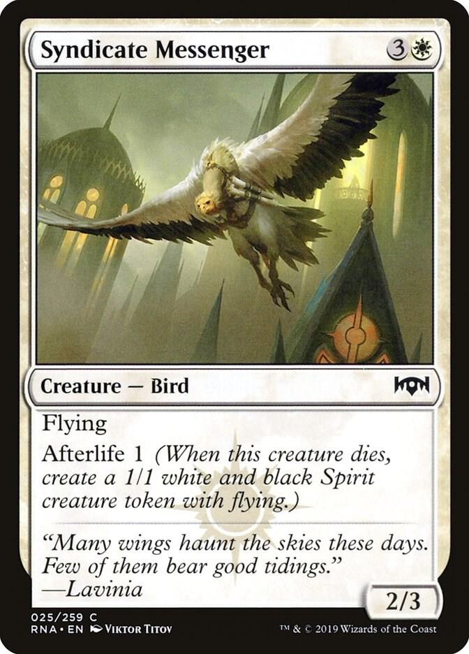 Syndicate Messenger [Ravnica Allegiance] 25