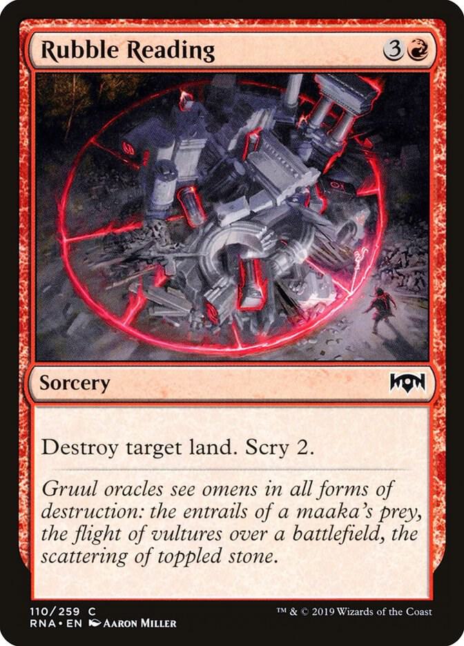 Rubble Reading [Ravnica Allegiance] 110