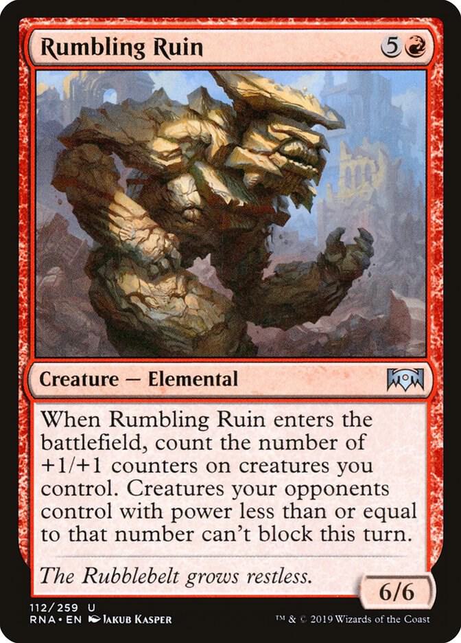Rumbling Ruin [Ravnica Allegiance] 112
