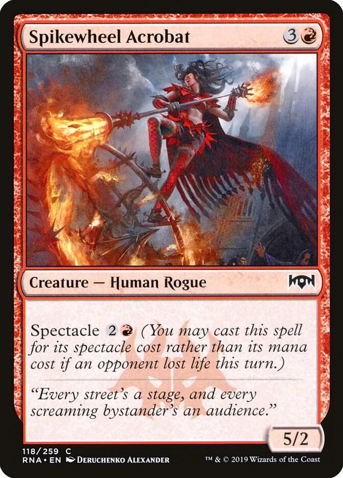 Spikewheel Acrobat [Ravnica Allegiance] 118