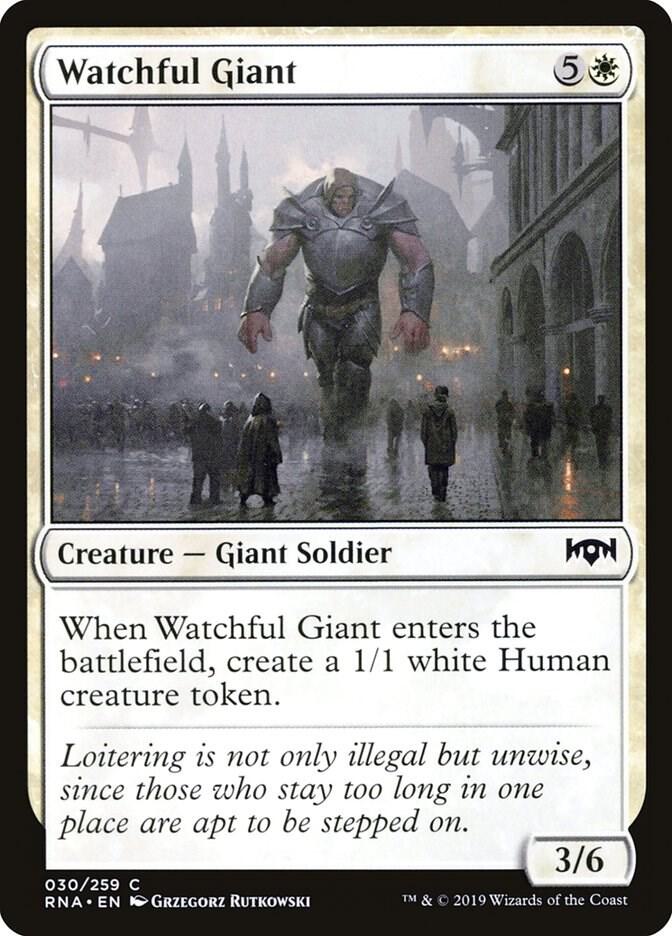 Watchful Giant [Ravnica Allegiance] 30