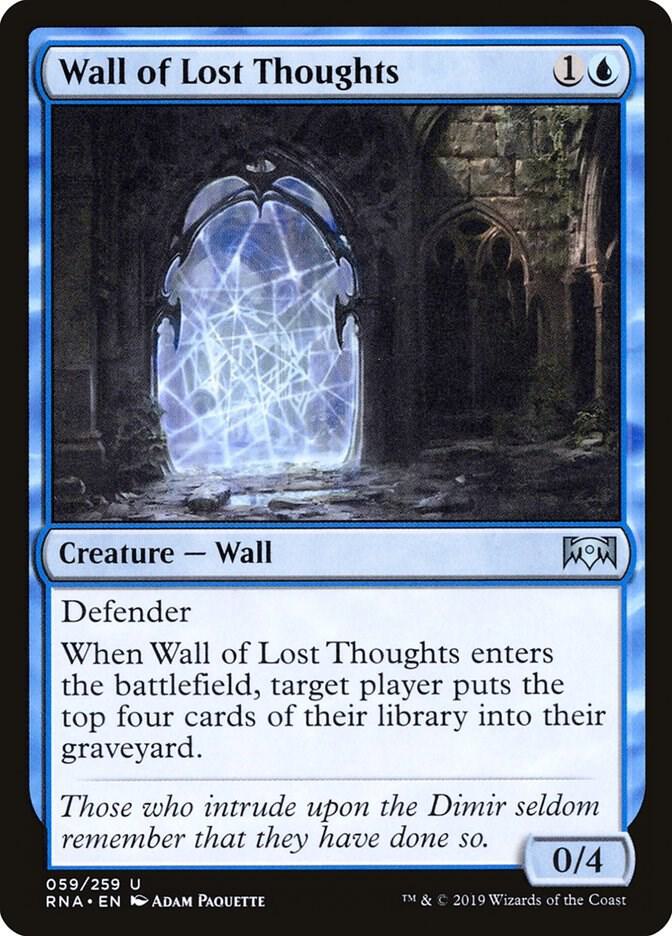 Wall of Lost Thoughts [Ravnica Allegiance] 59