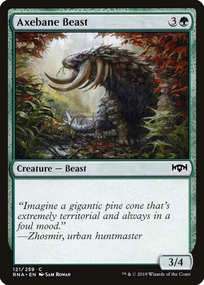 Axebane Beast [Ravnica Allegiance] 121