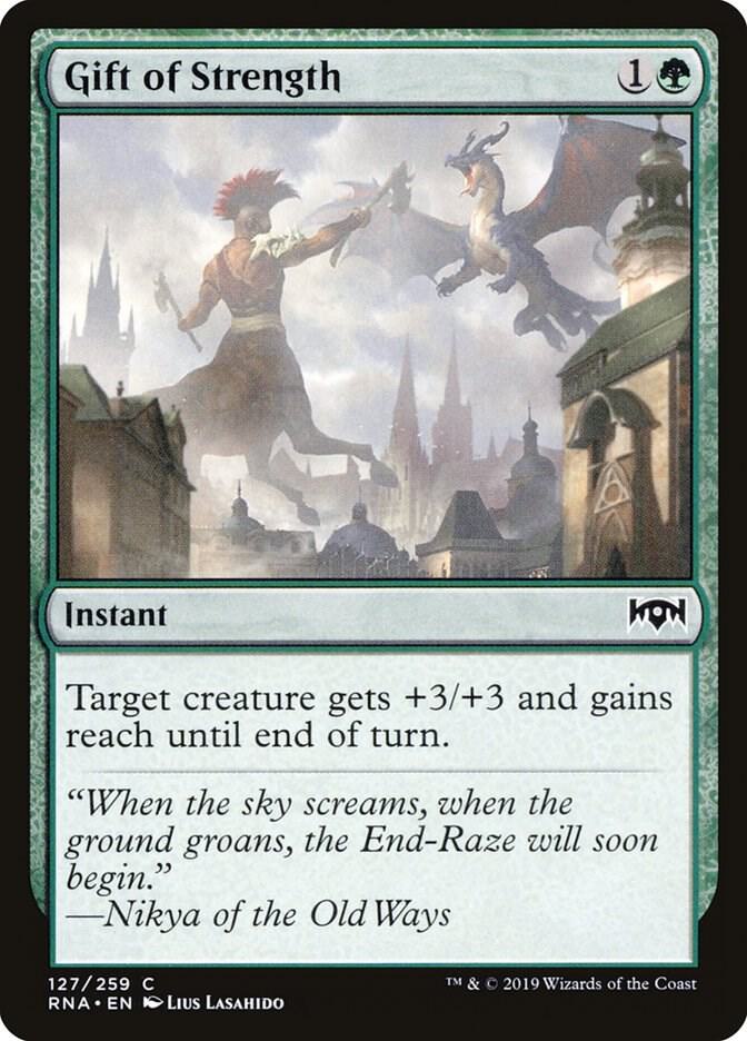 Gift of Strength [Ravnica Allegiance] 127