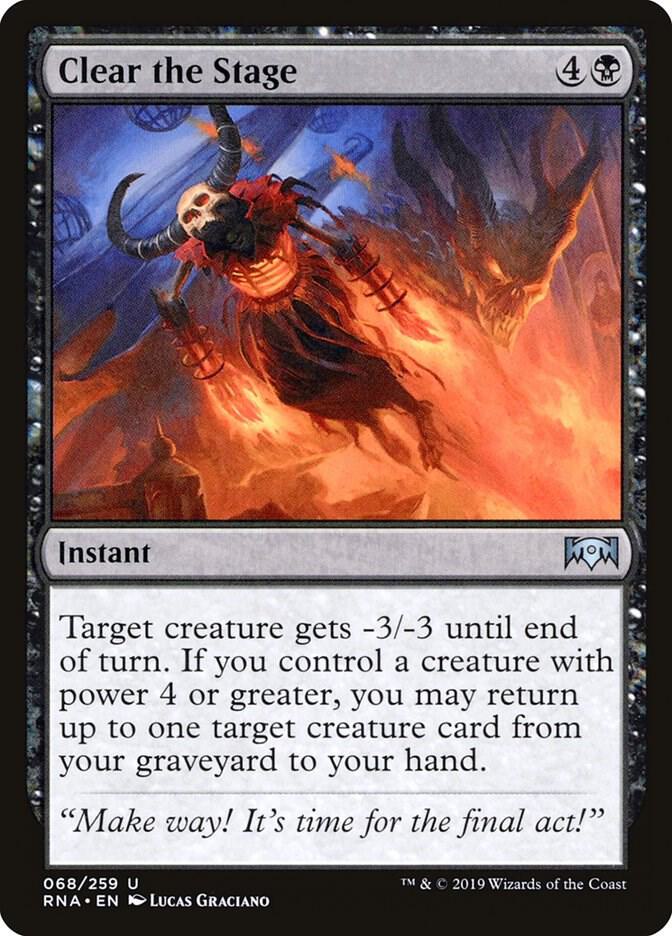 Clear the Stage [Ravnica Allegiance] 68
