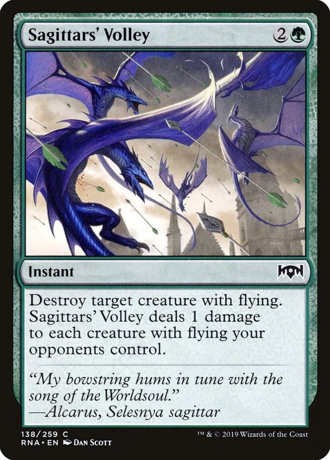 Sagittars' Volley [Ravnica Allegiance] 138