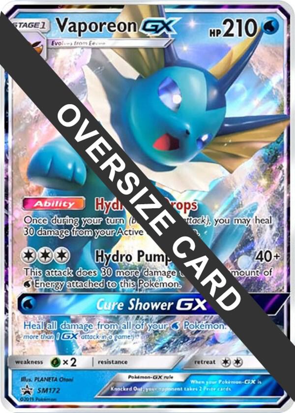 Vaporeon GX - SM172 [Jumbo Cards] SM172