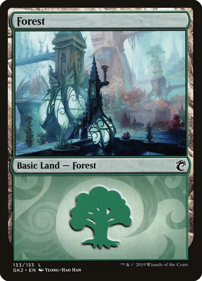 Forest (133) [Ravnica Allegiance: Guild Kits] 133