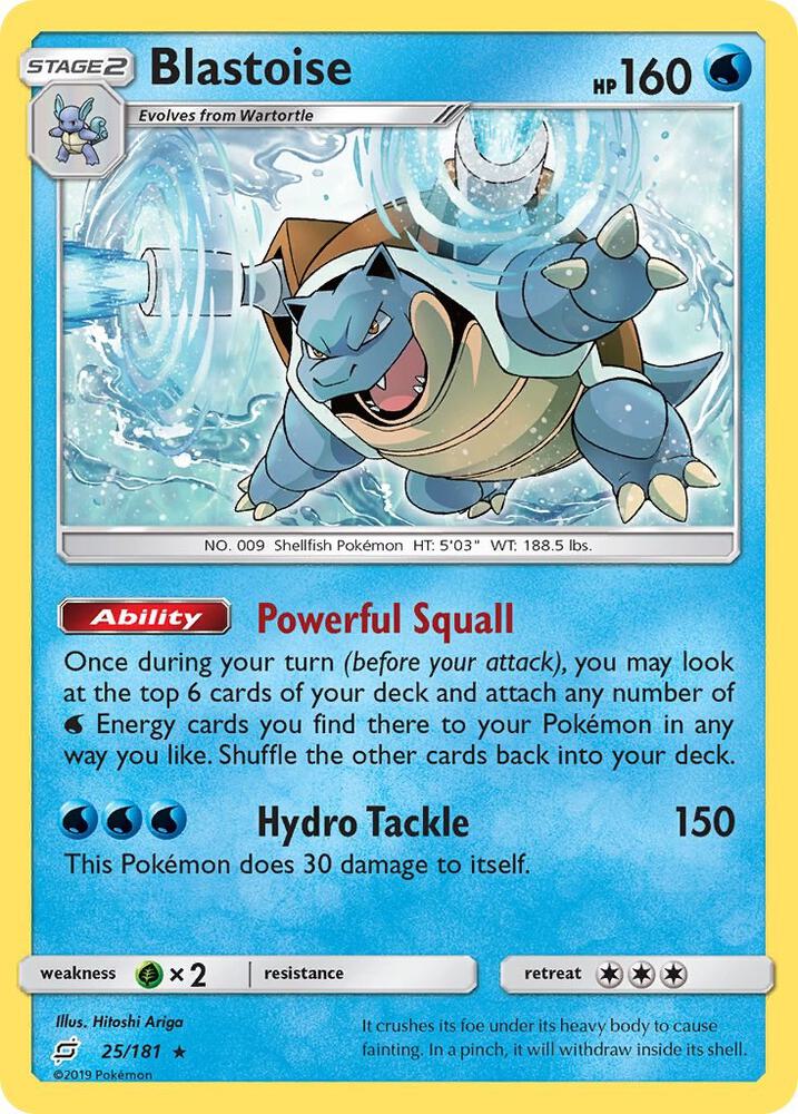 Blastoise [SM - Team Up] 25/181