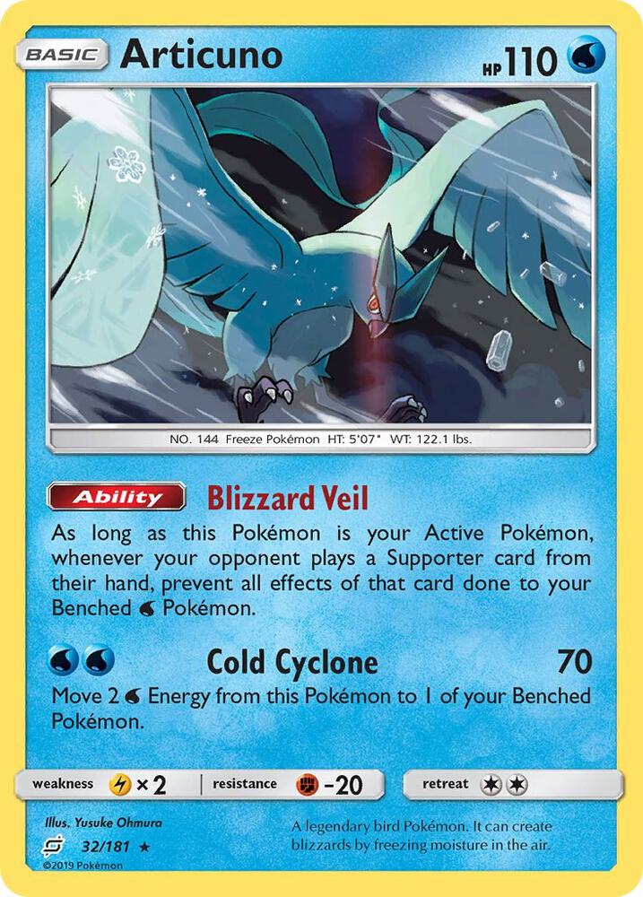 Articuno [SM - Team Up] 32/181