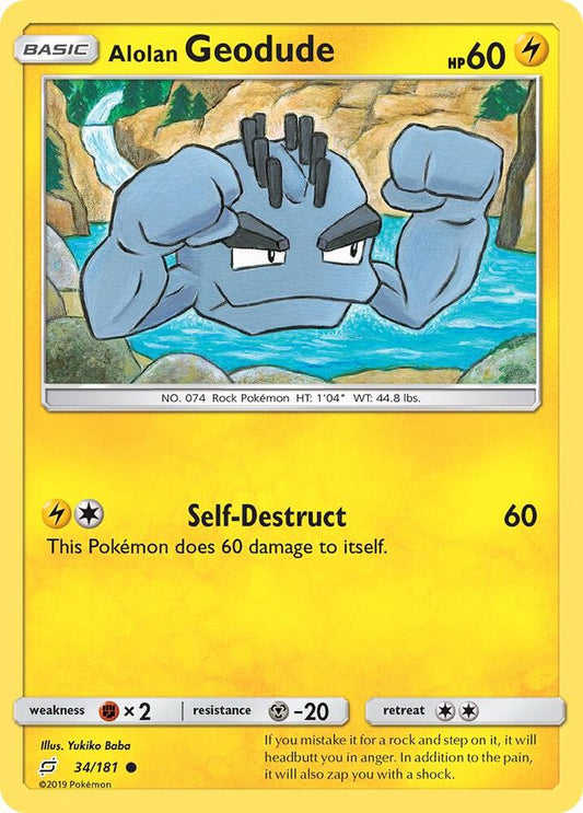 Alolan Geodude (34) [SM - Team Up] 34/181