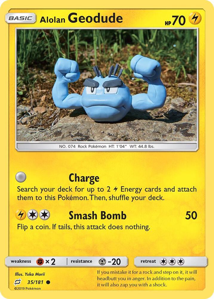 Alolan Geodude (35) [SM - Team Up] 35/181