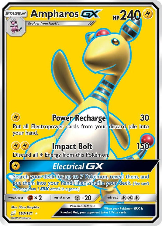 Ampharos GX (Full Art) [SM - Team Up] 163/181